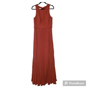 Azazie Tank Sleeved Empire Bridesmaid Dress With Pockets! Size 12